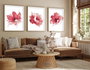 Wallity Huhu216 Cuadro Decorativo Enmarcado en MDF (3 Piezas) 50 x 70 cm